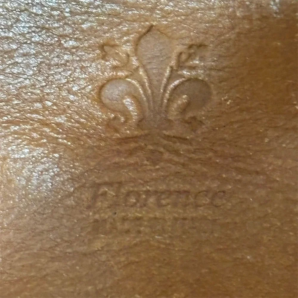 Vera Pelle Tan Leather Tote Bag